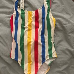 Solid & Striped Striped Swimsuit